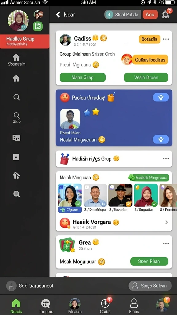 bigmsg - Screenshot fitur permainan yang seru dan menantang.