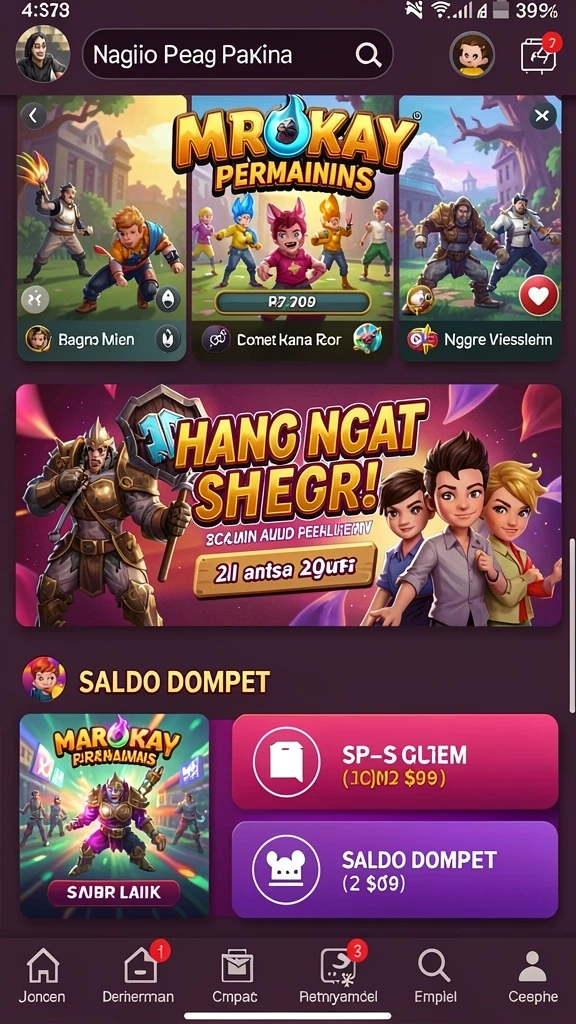 mg525 - Tampilan awal game MG525 yang menarik.