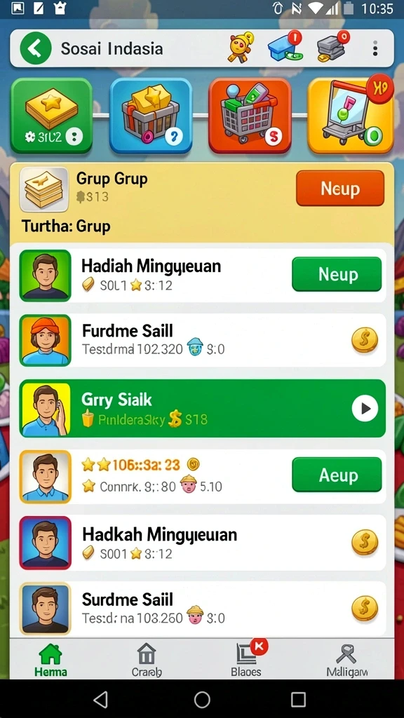 newidn - Pengguna dapat berkompetisi dalam berbagai permainan menarik.