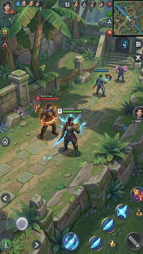 rajawali55 - Fitur multiplayer yang mempertemukan teman dan pemain lain.