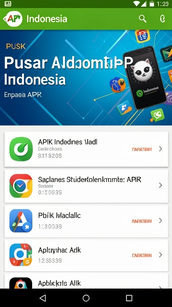 vio77 - Tampilan antarmuka yang ramah pengguna.